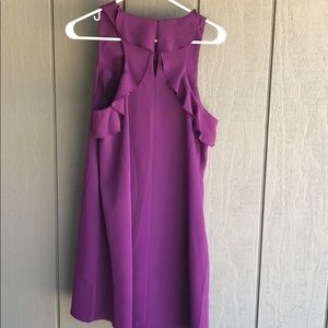 Back ruffle detail Loft dress size M